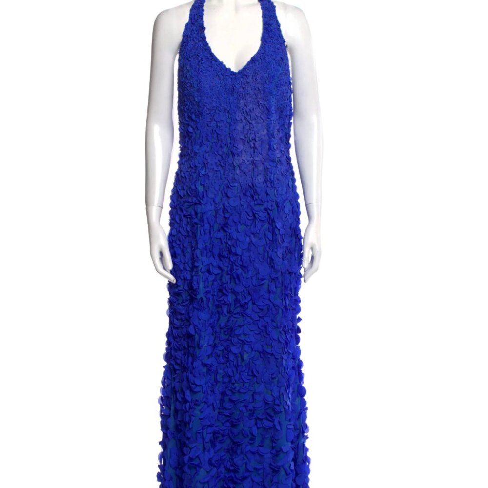 Theia Halterneck Gown